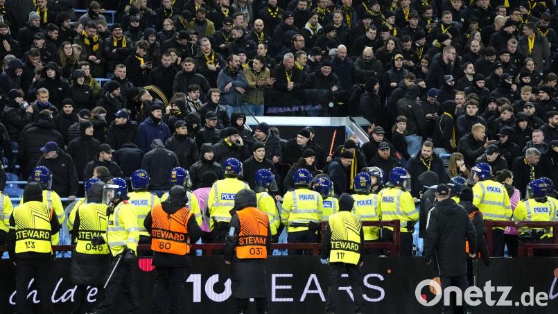 Beim Spiel der Young Boys Bern bei Aston Villa kam es zu Ausschreitungen. (Archivbild) Bild: Nick Potts/PA Wire/dpa