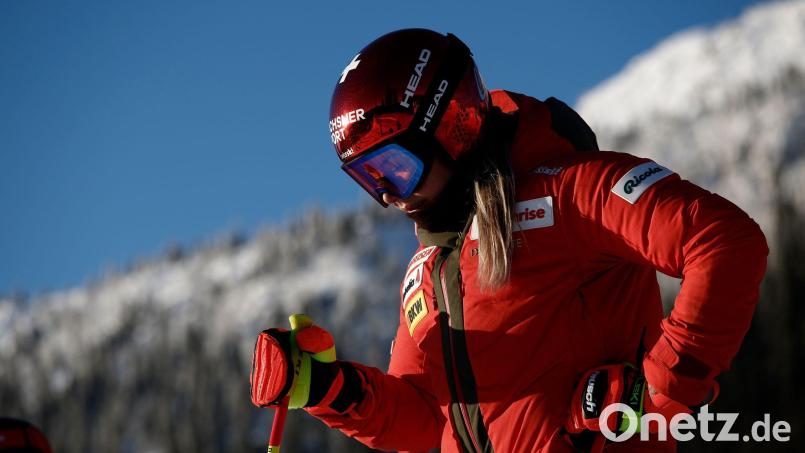 Die Schweizerin Corinne Suter muss verletzungsbedingt mehrere Wochen aussetzen. (Archivbild) Bild: Gabriele Facciotti/AP/dpa