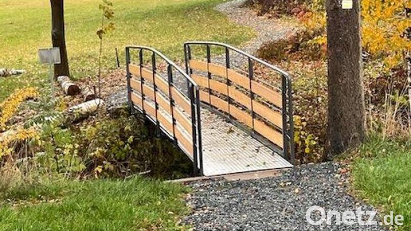 Die Brücke über die Wondreb bei Themenreuth wurde 2025 über das Regionalbudget der IKom Stiftland gefördert. Bild: Markus Frank, IKom Stiftland