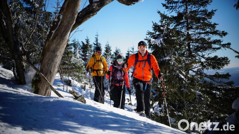 Winterwandern im Fichtelgebirge. Symbolbild: Andreas Munder