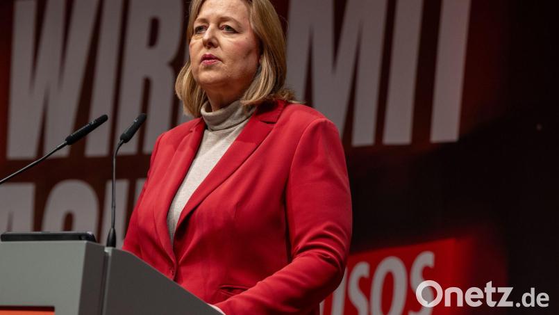 Auf dem Juso-Bundeskongress hatte Bas sich kritisch über die deutschen Arbeitgeber geäußet. (Archivbild) Bild: Harald Tittel/dpa