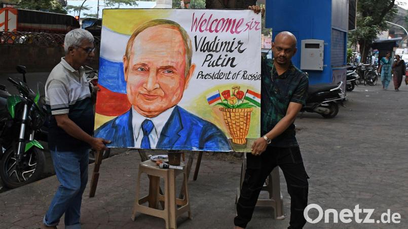 Putin besucht derzeit das langjährige Partnerland Indien. Bild: Ashish Vaishnav/SOPA Images via ZUMA Press Wire/dpa