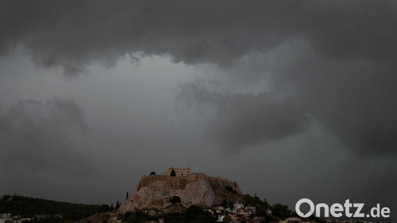 Griechenland hat mit starkem Wind und Regen zu kämpfen. (Archivbild) Bild: Thanassis Stavrakis/AP/dpa