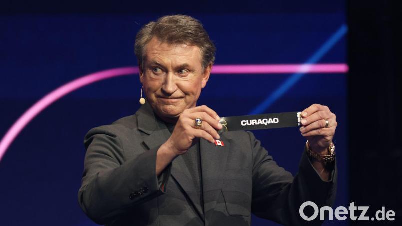 Eishockey-Legende Wayne Gretzky zog Curaçao in die deutsche Gruppe. Bild: Dan Mullan/POOL Getty/AP/dpa