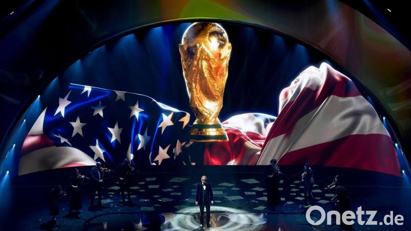 In Washington wurden die Gruppen für die Fußball-WM 2026 ausgelost. Bild: Alex Brandon/AP/dpa