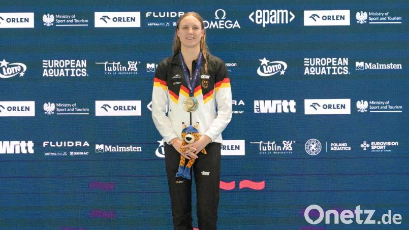 Isabel Gose durfte sich bereits über ihre zweite Goldmedaille freuen. (Archivbild) Bild: Wojciech Szubartowski/PAP/dpa