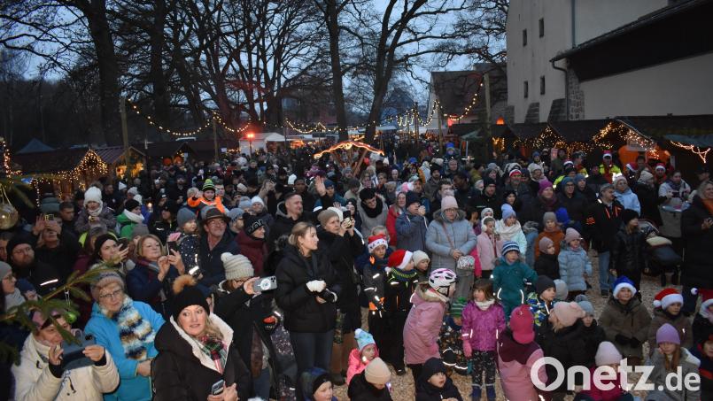 Oberpfälzer Adventsmarkt in Grafenwöhr: Die Besucher kamen in Strömen. Bild: rgr