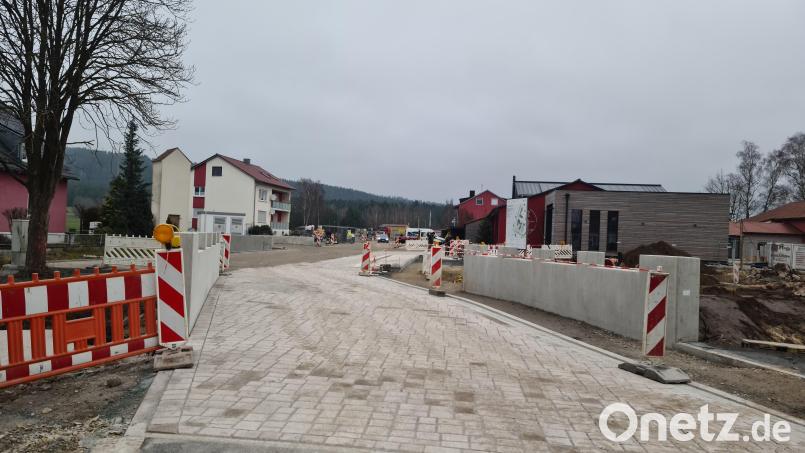 Die Parksteiner Straße war am Samstag schon wieder frei befahrbar. Bild: sne