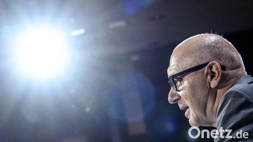 DFB-Präsident Bernd Neuendorf will nicht über die US-Politik reden Bild: Britta Pedersen/dpa