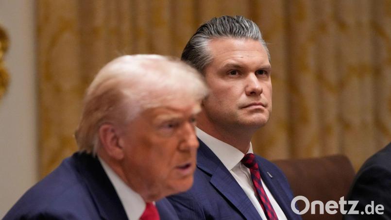 US-Präsident Donald Trump helfe gerne Ländern, die sich selbst helfen würden, sagte Pentagon-Chef Pete Hegseth. (Archivbild) Bild: Julia Demaree Nikhinson/AP/dpa