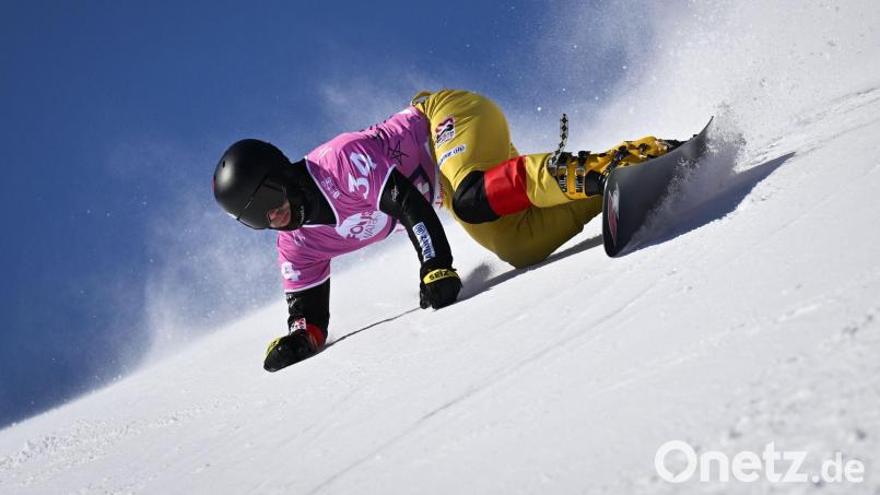 Zweiter beim Weltcup in China: Snowboarder Stefan Baumeister. (Archivbild) Bild: Gian Ehrenzeller/KEYSTONE/dpa