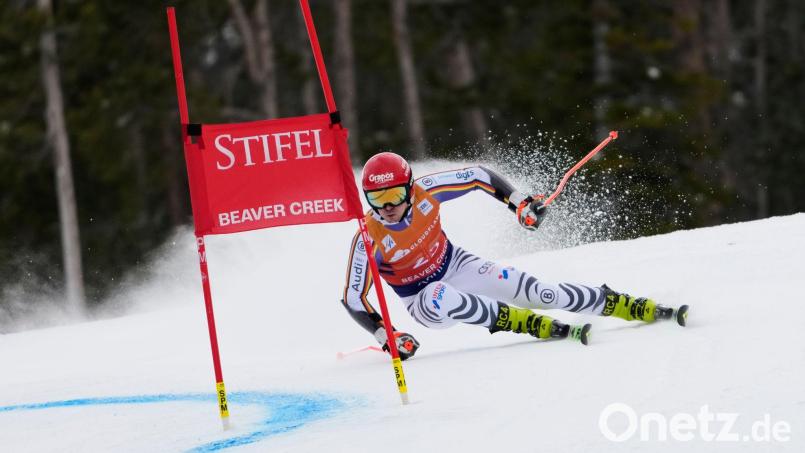 Der deutsche Skirennfahrer Fabian Gratz beim Riesenslalom von Beaver Creek. Bild: John Locher/AP/dpa
