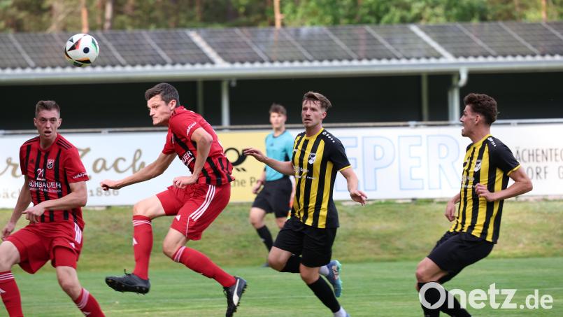 Benjamin Urban (Zweiter von links) bleibt weiterhin Spielertrainer des SC Luhe-Wildenau. Archivbild: Dieter Jäschke