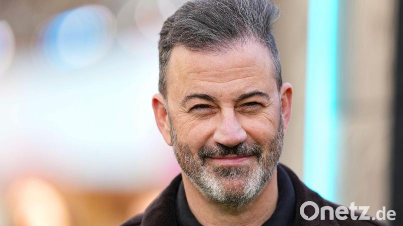 Jimmy Kimmel verlängert seinen Vertrag für den gleichnamigen Late-Night-Talk (Archivbild). Bild: Scott A Garfitt/Invision/dpa