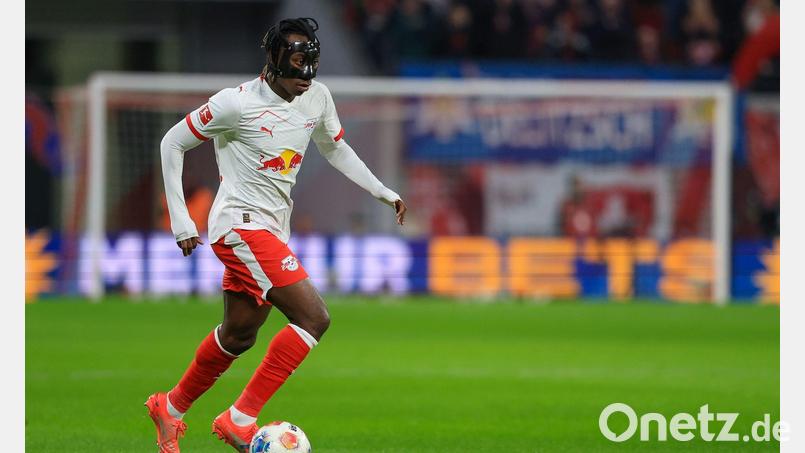 Leipzigs Yan Diomande wurde für den Afrika-Cup ins Aufgebot der Elfenbeinküste berufen. (Archivbild) Bild: Jan Woitas/dpa