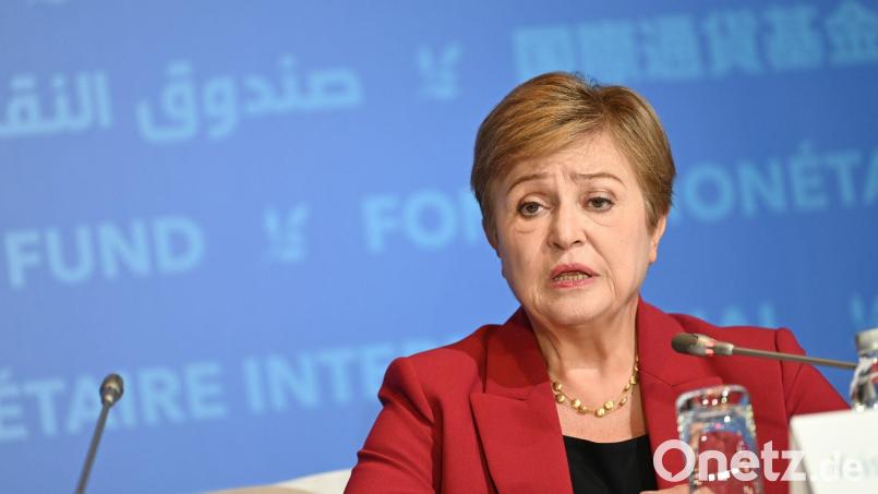 IWF-Chefin Georgiewa forderte die Menschen in China zu mehr Konsum auf. Bild: Johannes Neudecker/dpa