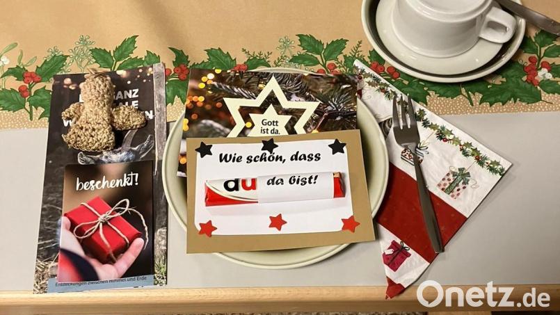 So nett wird alles hergerichtet, wenn beim CVJM an Heiligabend gefeiert wird. Bild: Christian Glaßer