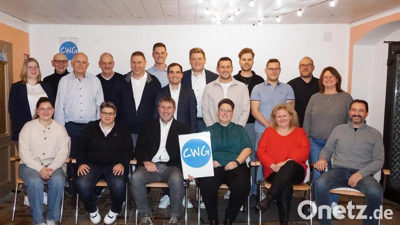 Die Christliche Wählergemeinschaft hat ihre Kandidaten für die Kommunalwahl aufgestellt. Bild: CWG Kirchenthumbach