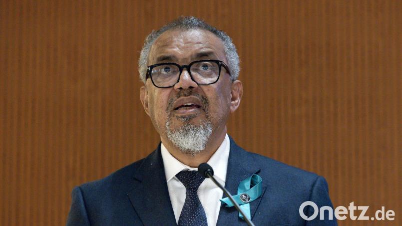 WHO-Chef Tedros: „Impfstoffe verursachen keinen Autismus.“ Bild: Magali Girardin/KEYSTONE/dpa