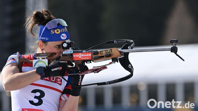 Steht wieder am Start: Julia Simon. (Archivbild) Bild: Martin Schutt/dpa