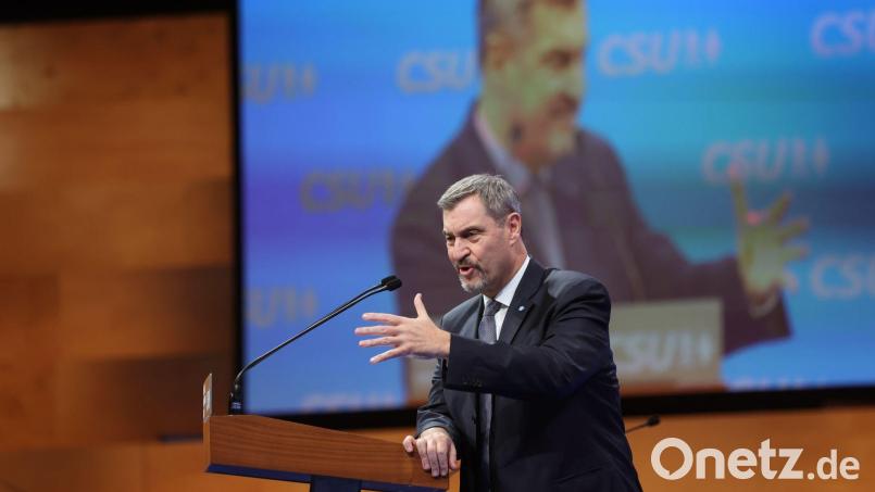 Markus Söder greift die AfD frontal an. Bild: Karl-Josef Hildenbrand/dpa