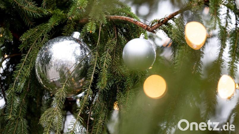 Auch der Christbaumschmuck, die Lichterkette und ein angrenzender Holzzaun wurden beschädigt. (Symbolbild) Bild: Fabian Sommer/dpa