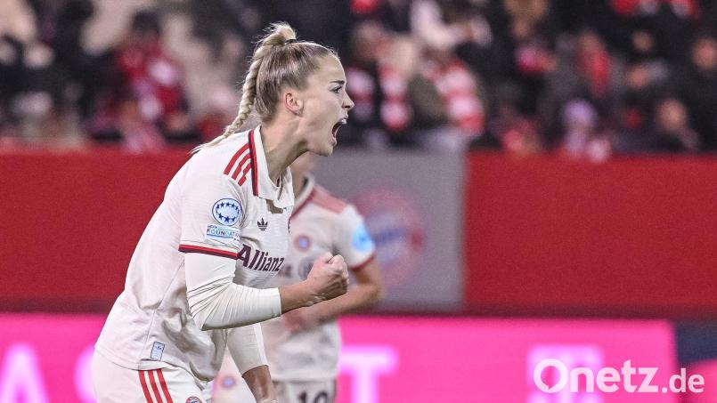 Sehenswerter Treffer gegen den HSV: Bayern-Star Giulia Gwinn. (Archivbild) Bild: Harry Langer/dpa