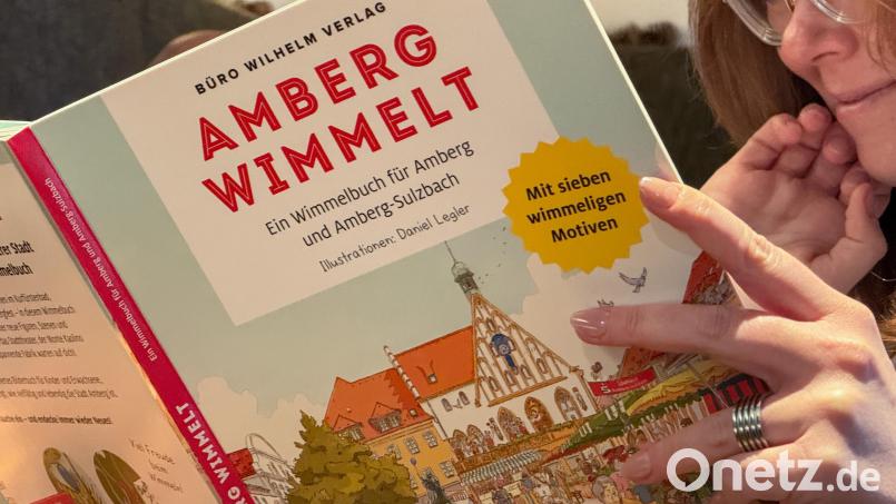 Im neuen Amberger Wimmelbuch gibt es viel zu entdecken. Bild: Wolfgang Steinbacher