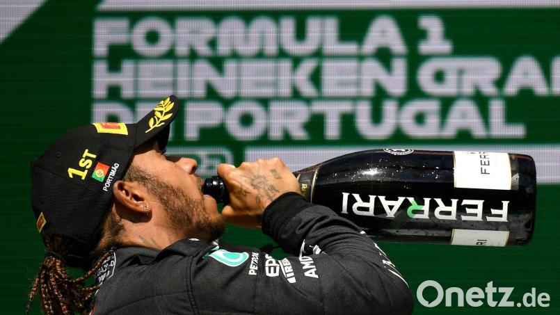 Formel 1 zurück in Portugal: Die ersten beiden Rennen in Portimao gewann Lewis Hamilton. (Archivbild) Bild: Gabriel Bouys/Pool AFP/dpa