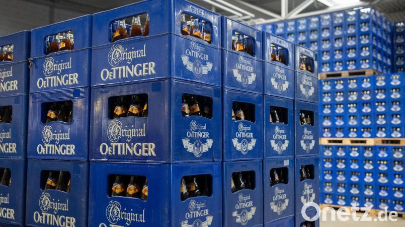 Bei der Brauerei Oettinger haben sich die Tarifparteien nun geeinigt. (Archivbild) Bild: Stefan Puchner/dpa