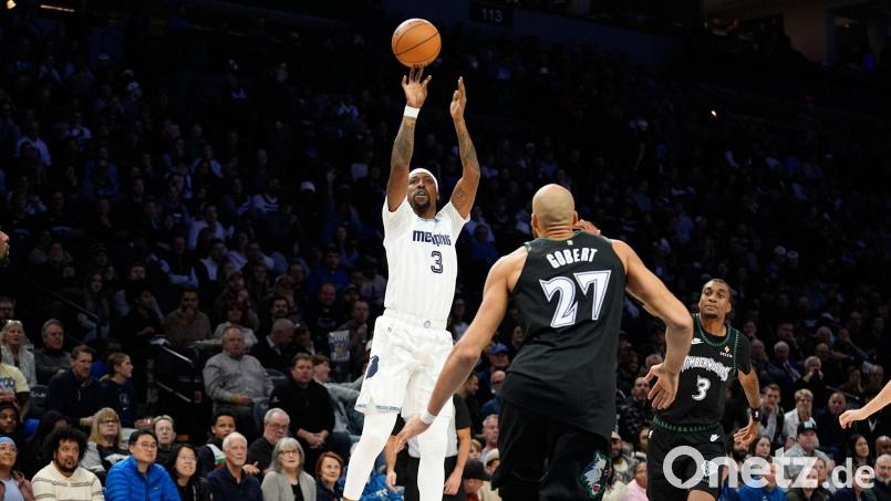 Die Grizzlies holten sich in Minneapolis einen verdienten Sieg. Bild: Abbie Parr/AP/dpa