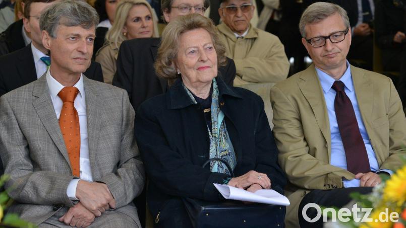 Henny Brenner und ihre Söhne Leonhard Brenner (links) und Prof. Dr. Michael
Brenner. Archivbild: Petra Hartl