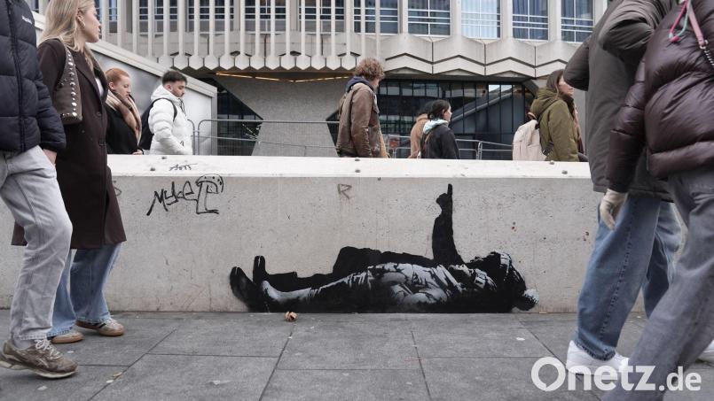 Auf Instagram bekannte sich der Künstler zu dem Motiv. Bild: Stefan Rousseau/PA Wire/dpa