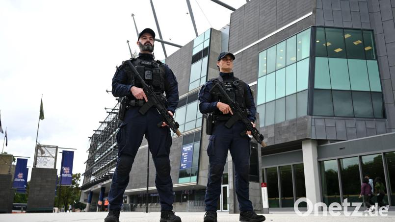 Laut der Polizei in Australien haben die Attentäter vom Bondi Beach für den Anschlag trainiert. Bild: James Ross/AAP/dpa