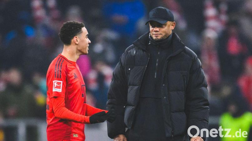 Das Comeback von Jamal Musiala (l) naht. (Archivbild) Bild: Tom Weller/dpa