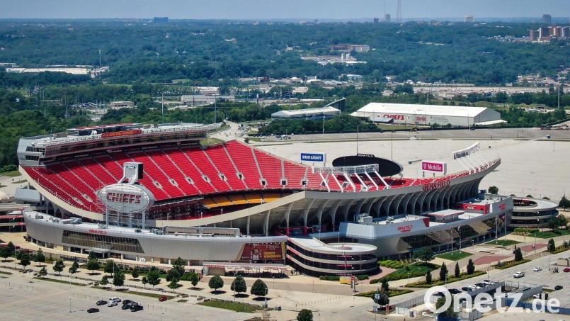 Noch bis 2031 Heimat der Kansas City Chiefs: Das Arrowhead Stadium in Missouri wurde 1972 eröffnet. (Archivbild) Bild: Tammy Ljungblad/Kansas City Star/TNS via ZUMA Press Wire/dpa