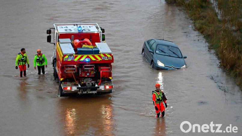 Kurz vor Weihnachten stehen Teile von Südfrankreich unter Wasser. Bild: Sylvain Thomas/AFP/dpa