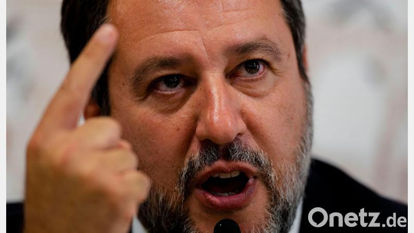 Matteo Salvini spricht erneut von „Schande“. (Archivbild) Bild: Domenico Stinellis/AP/dpa