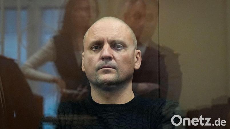 Udalzow nannte die Strafe eine „schändliche Entscheidung“. (Archivbild) Bild: Alexander Zemlianichenko/AP/dpa