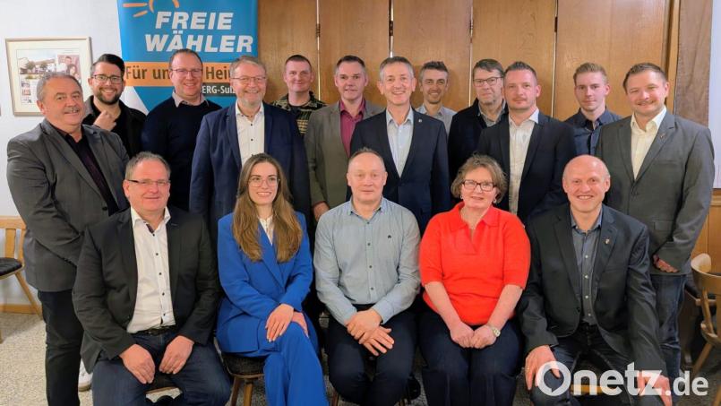 Die nominierten Kandidaten der Freien Wähler Ursensollen . Bild: Horst Lihl