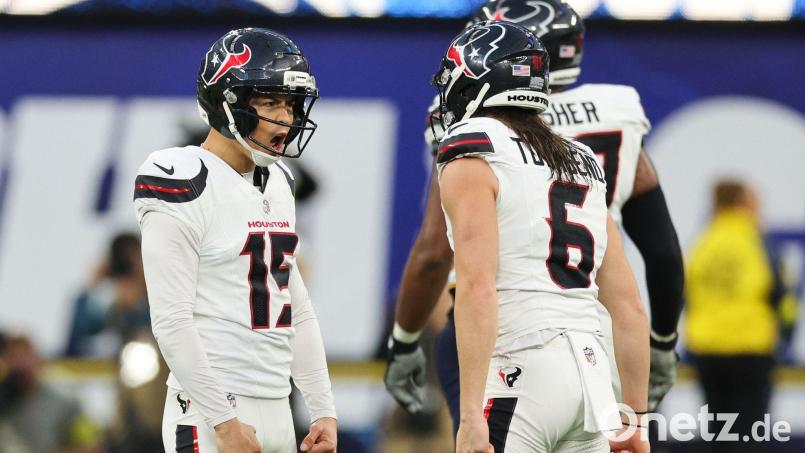Die Houston Texans erreichen zum dritten Mal in Folge die Finalrunde der NFL. Bild: Kevork Djansezian/AP/dpa