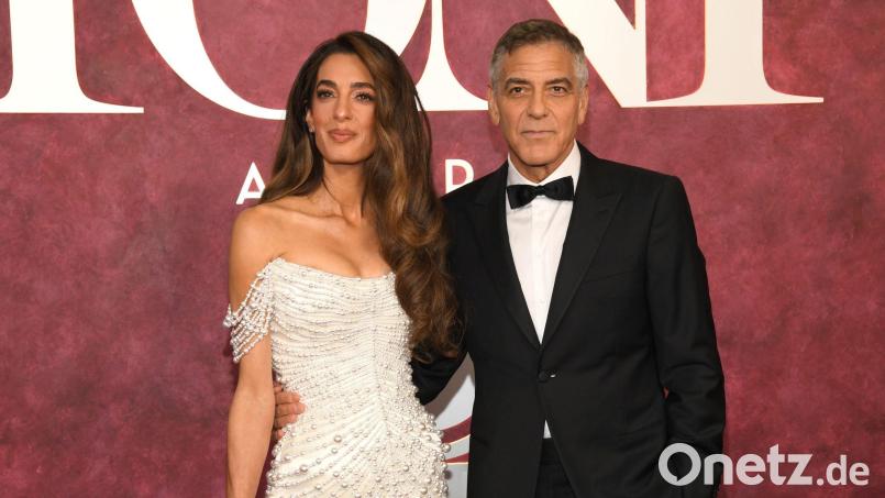 Die Menschenrechtsanwältin Amal Alamuddin Clooney und der Oscar-prämierte Schauspieler George Clooney leben mit ihren Zwillingen auf einem Bauernhof in Südfrankreich. (Archivbild) Bild: Evan Agostini/Invision/dpa