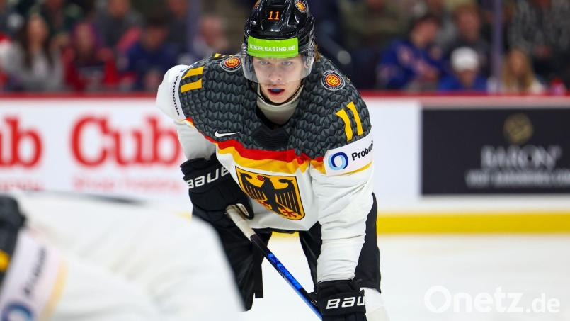 David Lewandowski verliert mit dem deutschen Team bei der U20-WM auch gegen Schweden. Bild: Michael Turner/ZUMA Press Wire/dpa