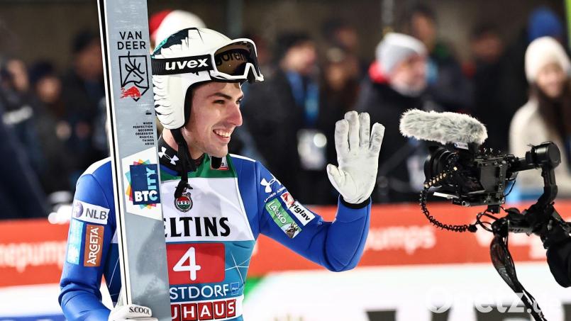 Timi Zajc wurde disqualifiziert. Bild: Daniel Karmann/dpa