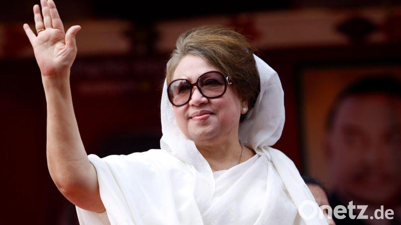 Khaleda Zia, hier auf einem Foto aus dem Jahr 2012 zu sehen, ist im Alter von 80 Jahren gestorben. (Archivfoto) Bild: picture alliance / dpa