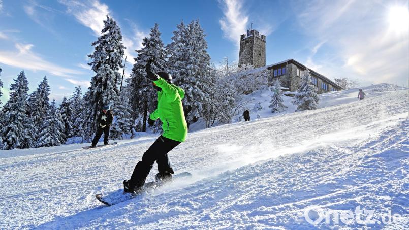 Die Nordpiste am Ochsenkopf öffnet am 1. Januar 2026 für Skifahrer. Bild: Andreas Munder
