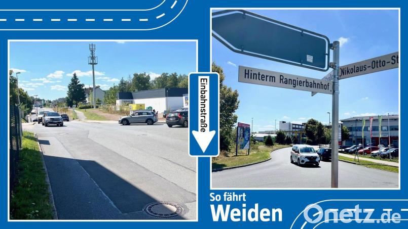 Braucht es im Bereich der Robert-Bosch-Straße eine neue Verkehrsführung? Hier sind viele Geschäfte entstanden. Zu Stoßzeiten kommt es deshalb zu regem Verkehr. Bildmontage: Gabi Schönberger / Marina Gube