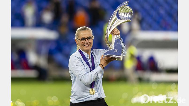 Sarina Wiegman feierte im Sommer den Titelgewinn bei der EM. (Archivbild) Bild: Michael Buholzer/KEYSTONE/dpa
