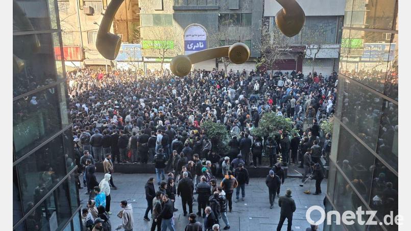 Erneute Proteste in Teheran. (Archivbild) Bild: Social Media/ZUMA Press Wire/dpa