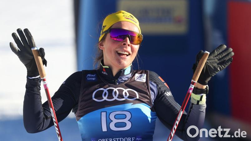 Coletta Rydzek beendet die Tour de Ski vorzeitig. (Archivbild). Bild: Karl-Josef Hildenbrand/dpa